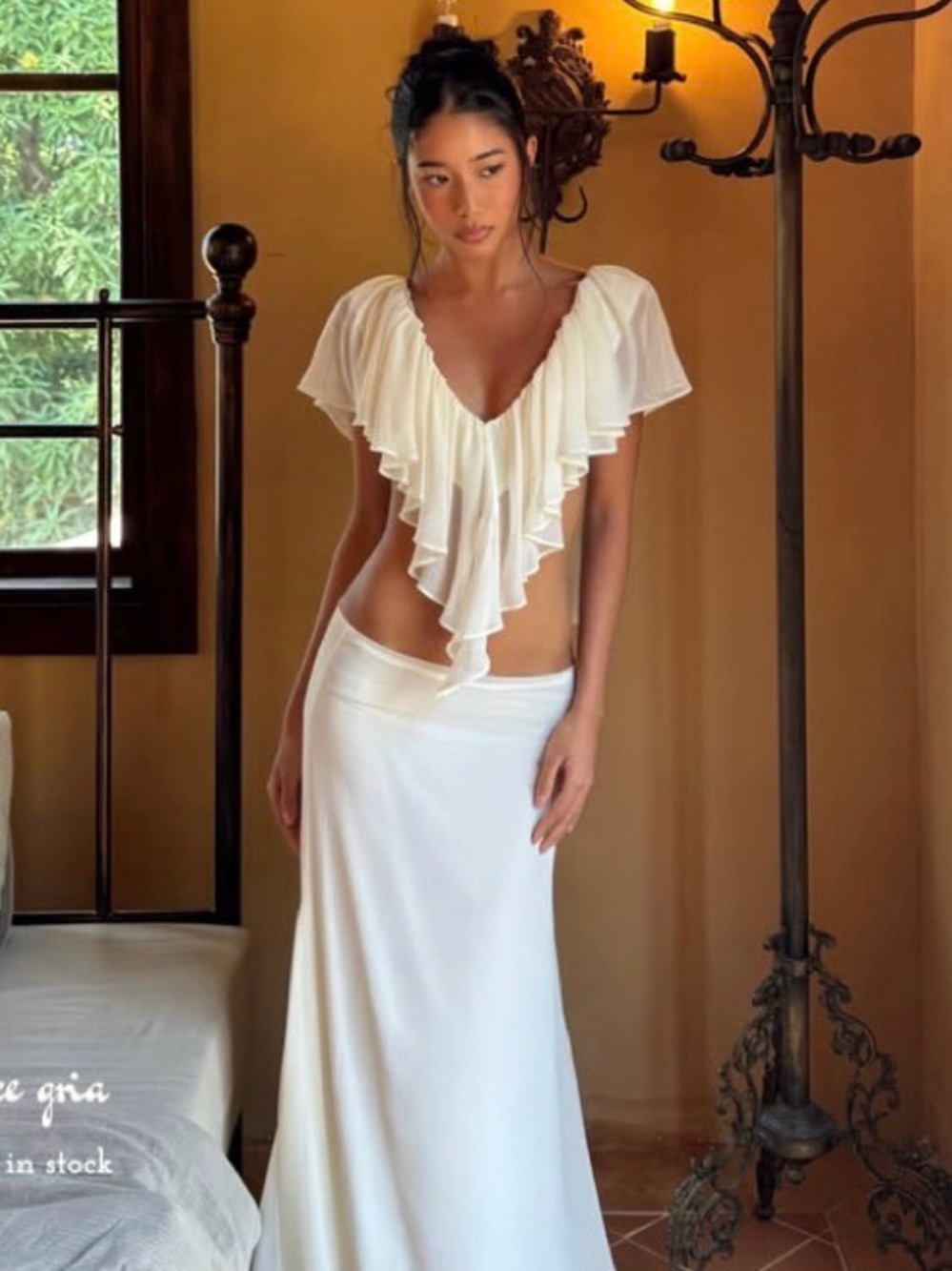 NWT Ance gria Clover Top - Ivory
